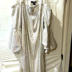 Ashley Stewart Sequin Cocktail Dress